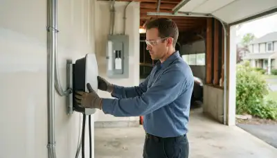 Electric vehicle charger installation with dedicated circuit for an East Greenbush, NY home