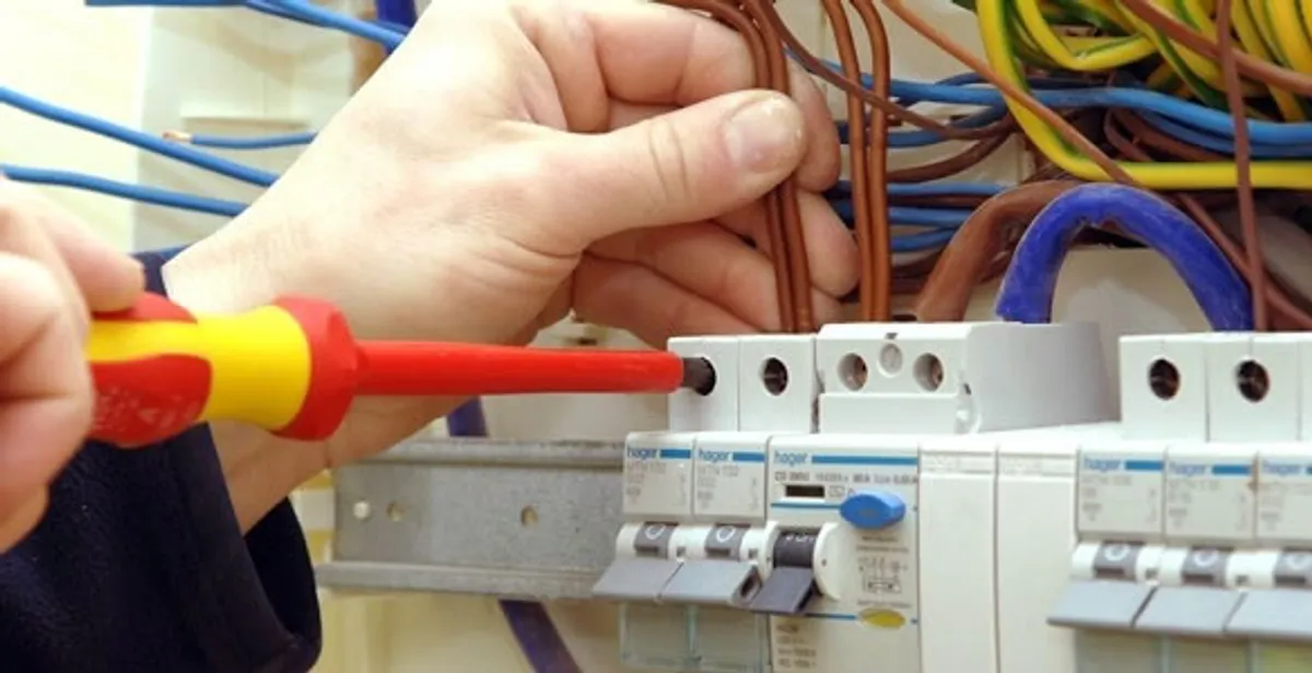 electrician services performing professional electrical panel wiring and connections in Albany, NY