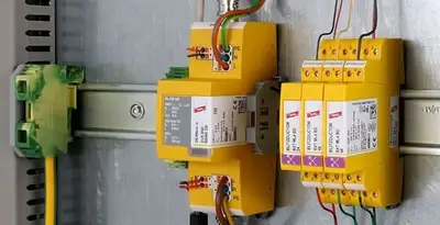 lightning surge protection system with surge suppressors installed by electrical service professionals in Albany, NY