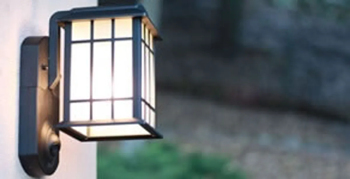 security light installation services with professionally mounted exterior wall light in Albany, NY